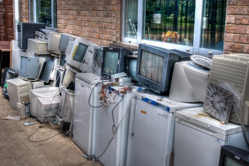 Recycling construction materials during builders waste clearance