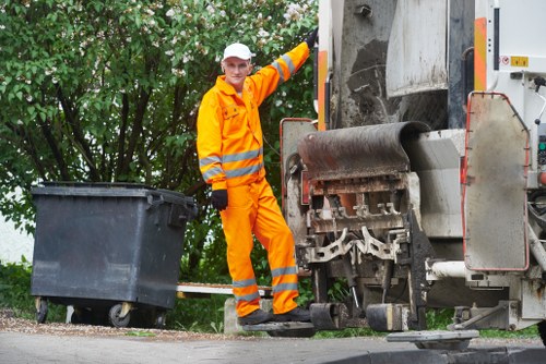 Professional builders waste clearance team in Brockley