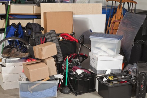 Organized office clearance with recycling efforts